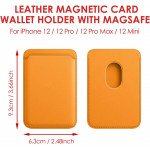 Wholesale PU Leather Magnetic Card Wallet Pouch Holder for iPhone 12 / 12 Pro / 12 Mini /12 Pro Max (Black)